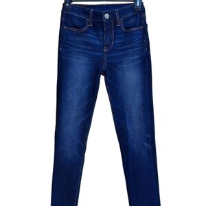 59669....Girls American Eagle Slim Skinny Jeans Size 00, W22" 27" Inseam 8" Rise